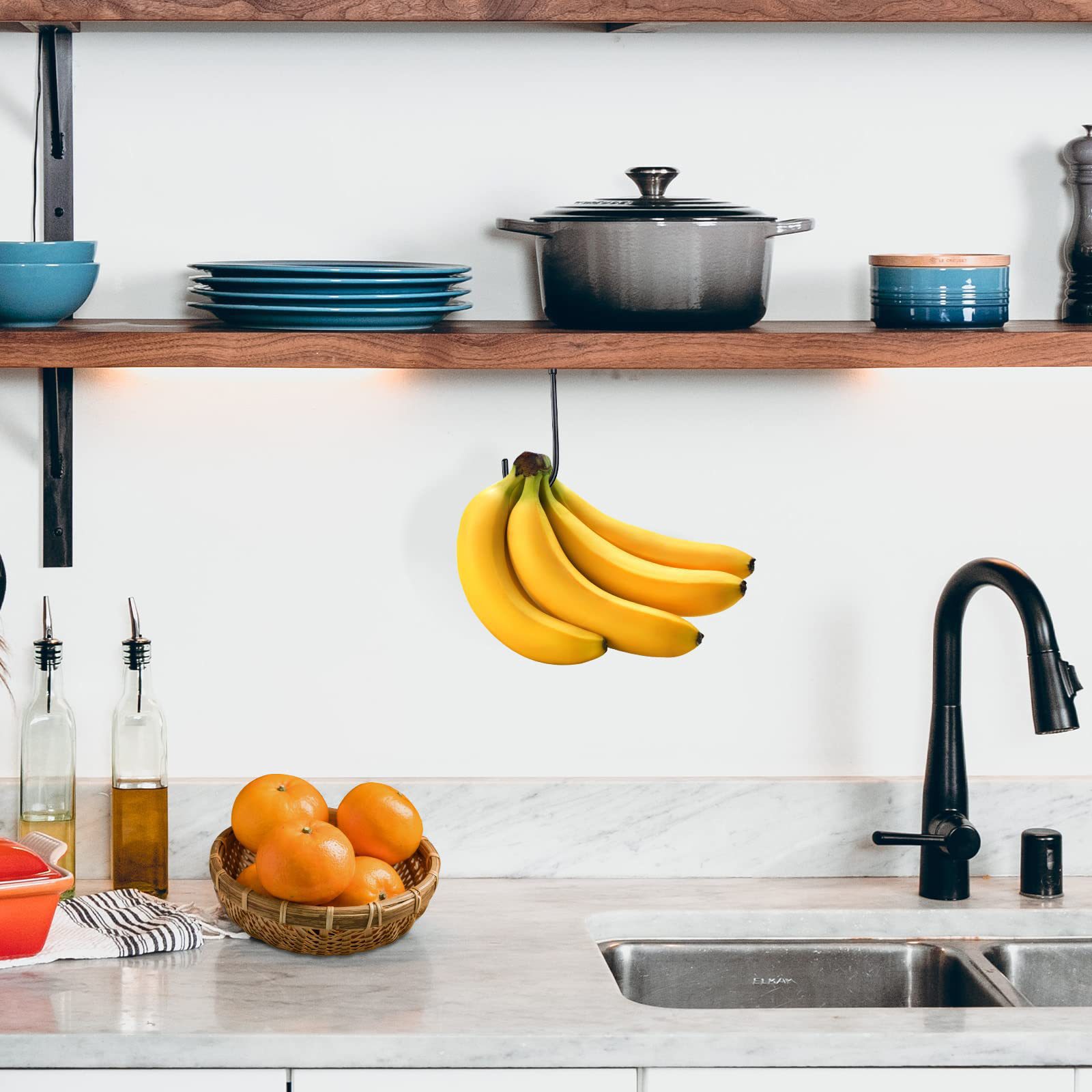 Title 2, Kitchen Gadget Banana Hook Hanging Banana Stora...