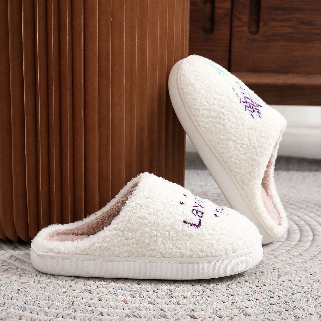 Title 5, New Cotton Slippers Male And Female Home Winter...