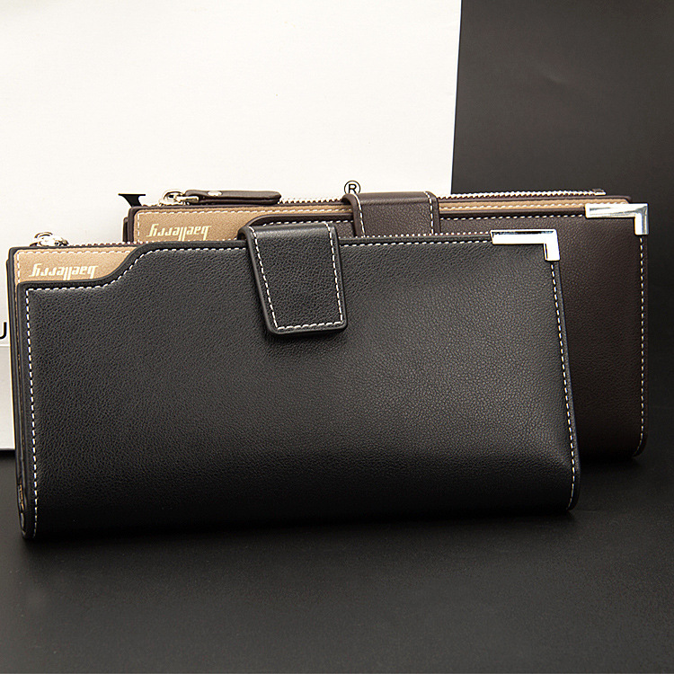 Korean Youth Business Ticket Holder Zipper Multi Card Slots Wallet