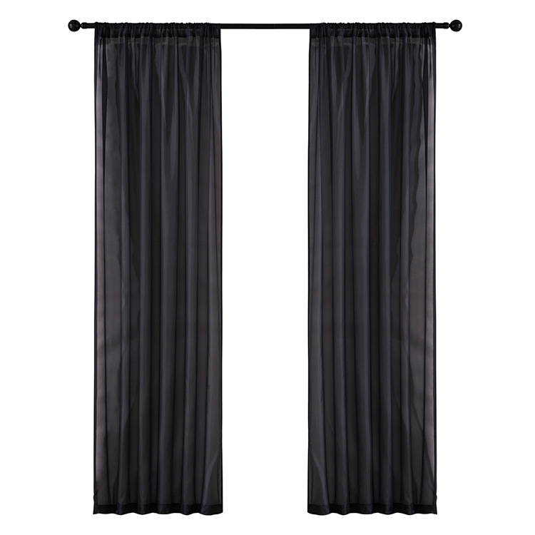 Factory Direct Sales Finished Window Screen Curtain Terylene Solid Color Window Screen Hot-selling - Image 16