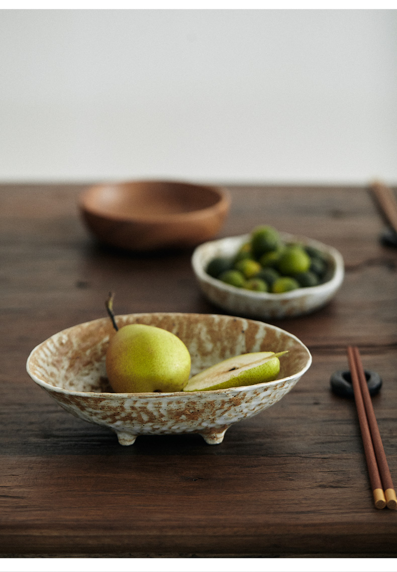 Title 2, Stoneware Bowls And Plates Irregular Handmade R...