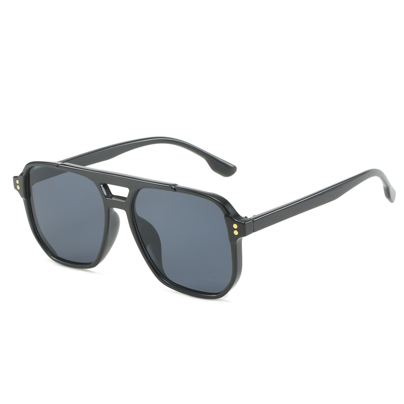 Large Rim Sunglasses Female Driving Beach Mirror - Image 4