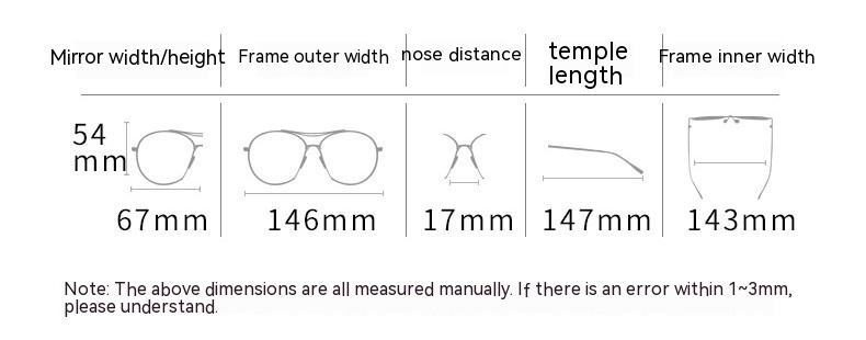 Large Rim Sunglasses Female Driving Beach Mirror - Image 11