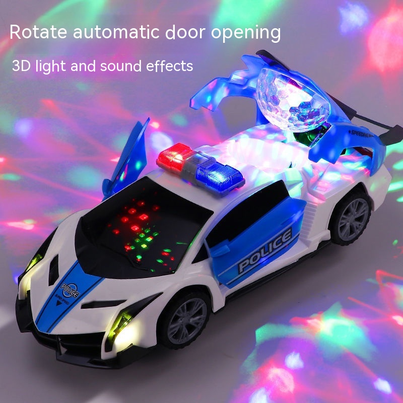 Title 2, Dancing Deformation Rotating Police Car Electri...