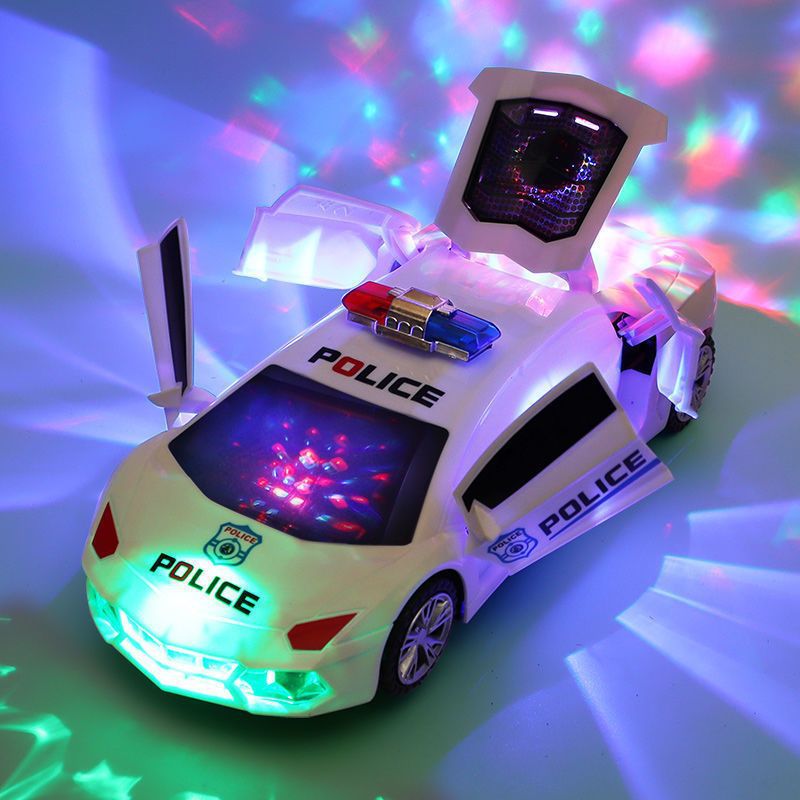 Title 3, Dancing Deformation Rotating Police Car Electri...