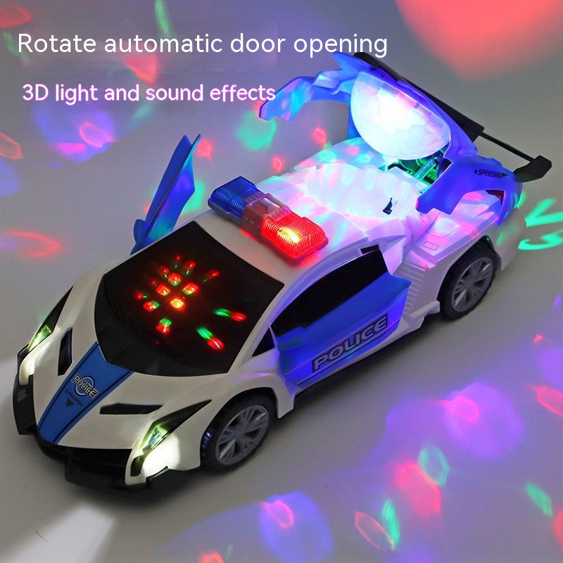 Title 8, Dancing Deformation Rotating Police Car Electri...