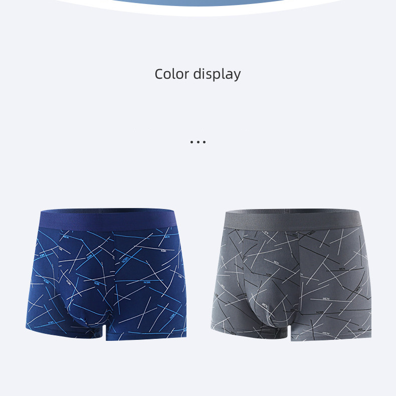 Men's Underwear Men's Boxers Youth Mid-rise Boxers Boys Plus Size Shorts Underpants - Image 2