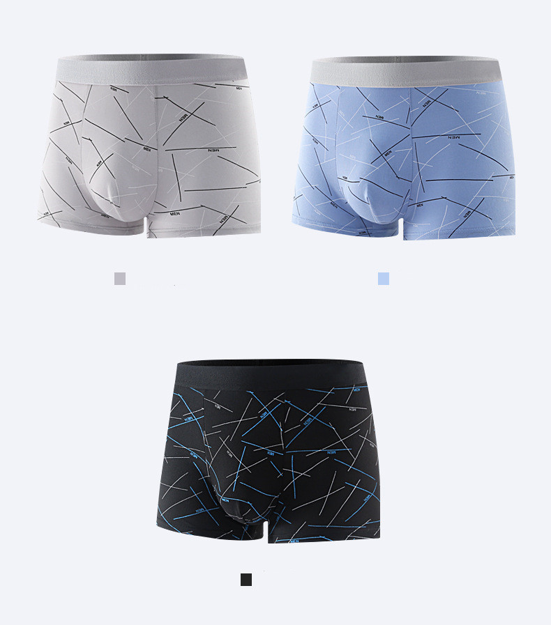 Men's Underwear Men's Boxers Youth Mid-rise Boxers Boys Plus Size Shorts Underpants - Image 13