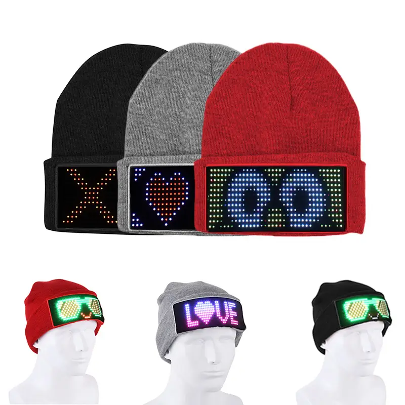 LED Bluetooth Fashionable Knitted Hat