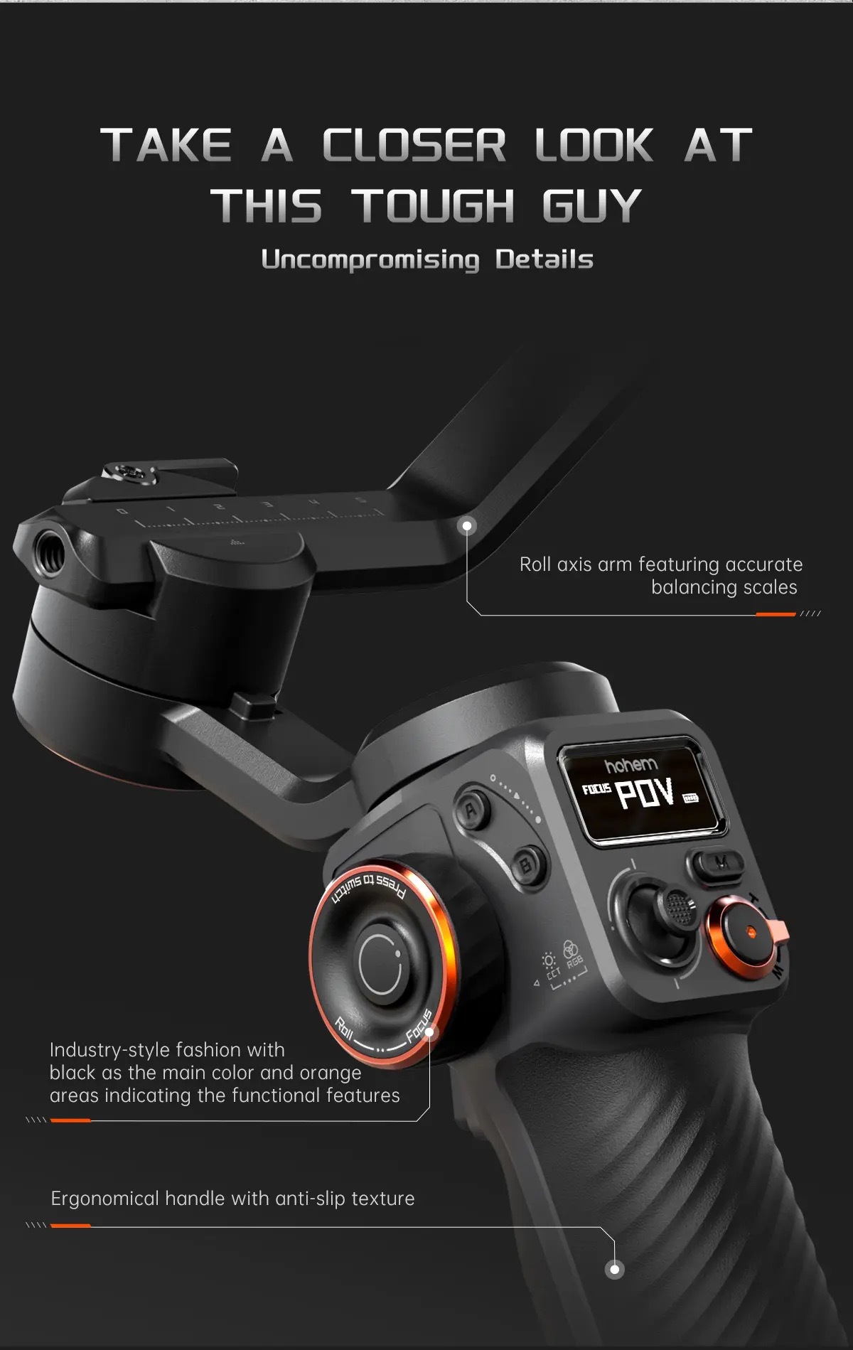 AI Face And Shooting Fill Light Vlog Three-axis Stabler - Image 21