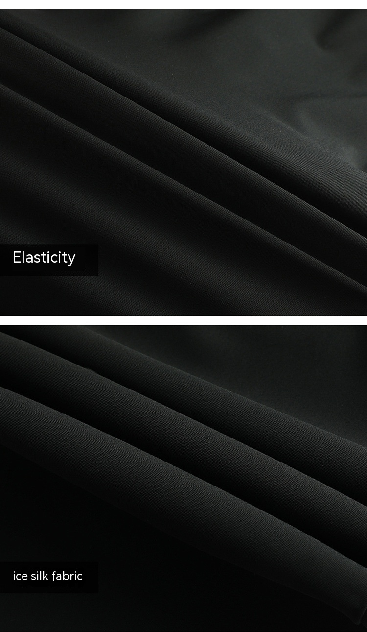 Men's Ice Silk Ultra-thin Breathable High Elastic Loose Casual Pants