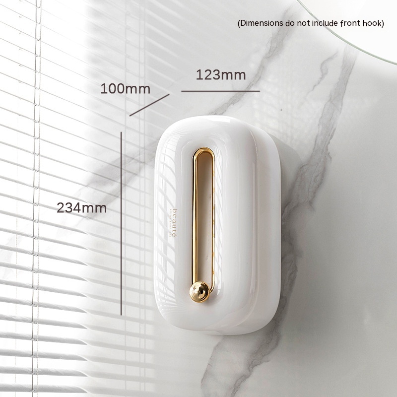 Title 7, Cream Style Bathroom Wall Hanging Punch-free St...