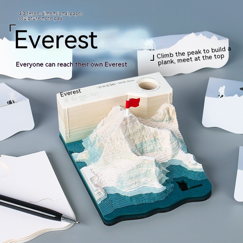 Title 5, Everest 3d Three-dimensional Paper Carving Note