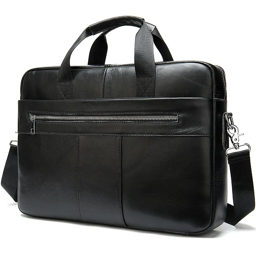 Men's Leather Briefcase Business Bag First Layer