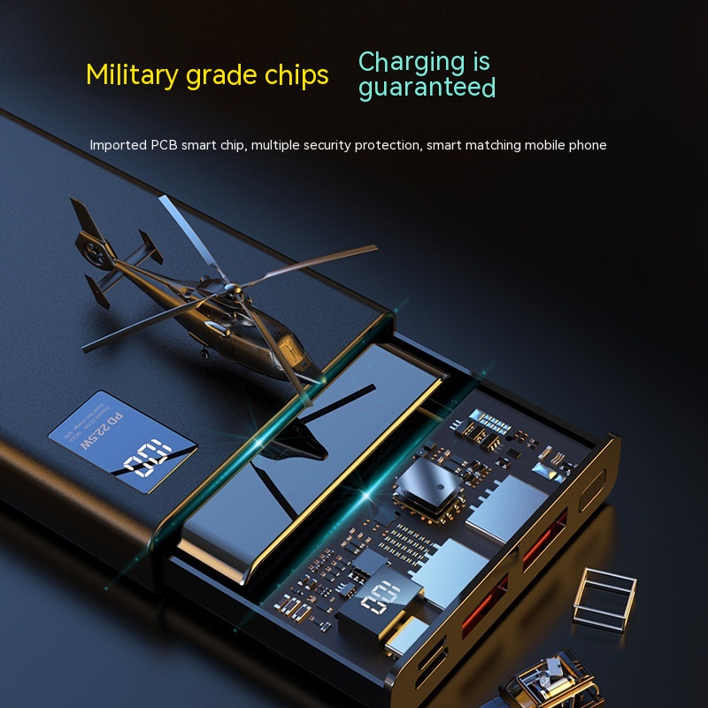 Two-way Super Fast Power Bank Large Capacity 8