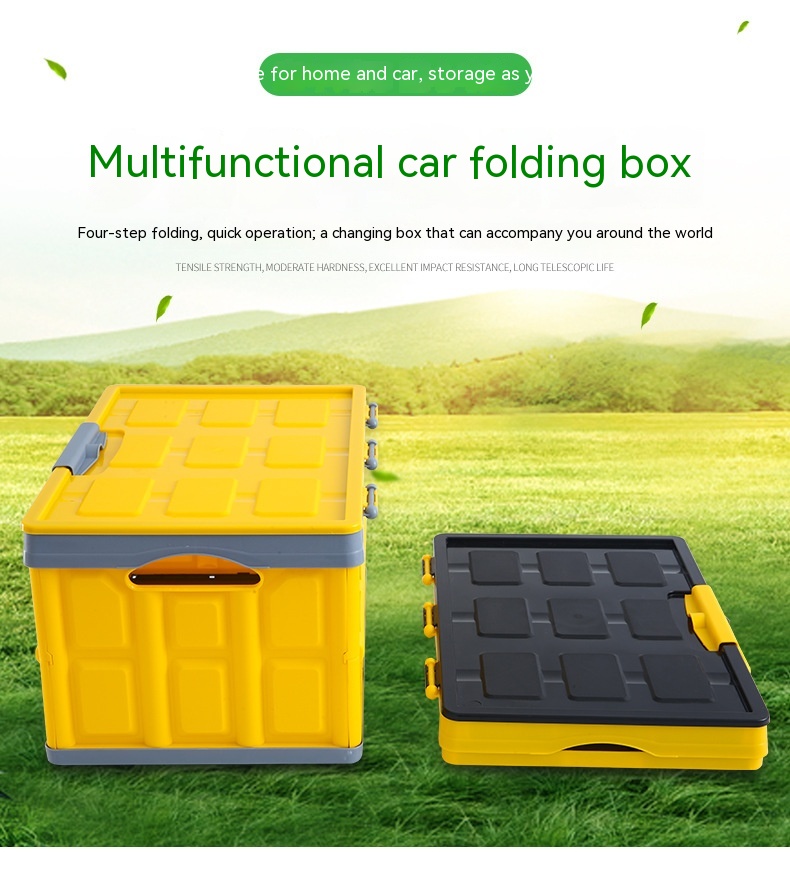 Title 1, Car Plastic Folding Box Multifunctional Glove C...