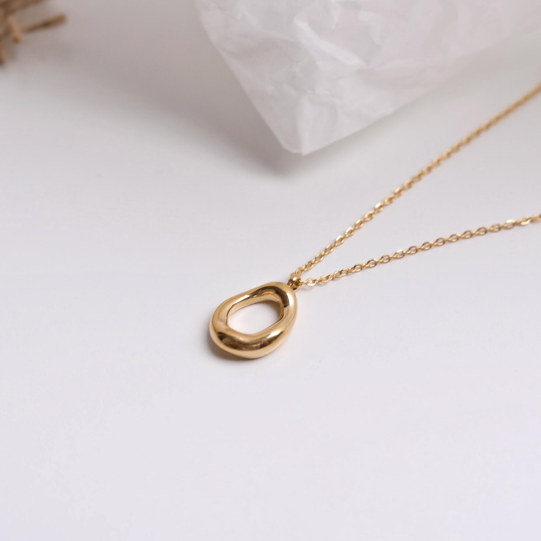 Title 1, Titanium Steel Clavicle Chain Necklace Female F...