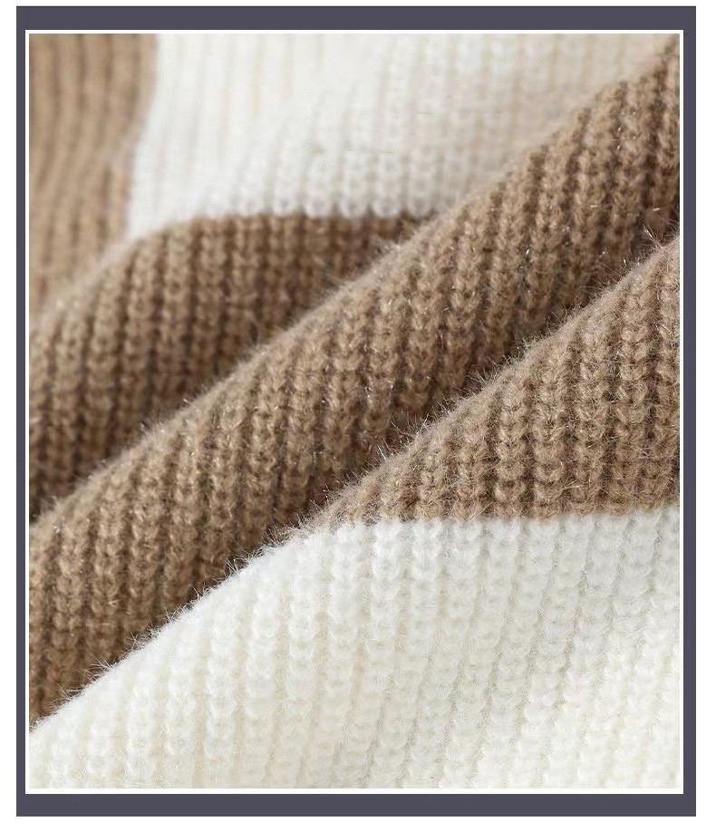 Men's FallWinter Half Turtleneck Knitted Bottoming Shirt For Boys Thickened Warm Wool Clothes - Image 9