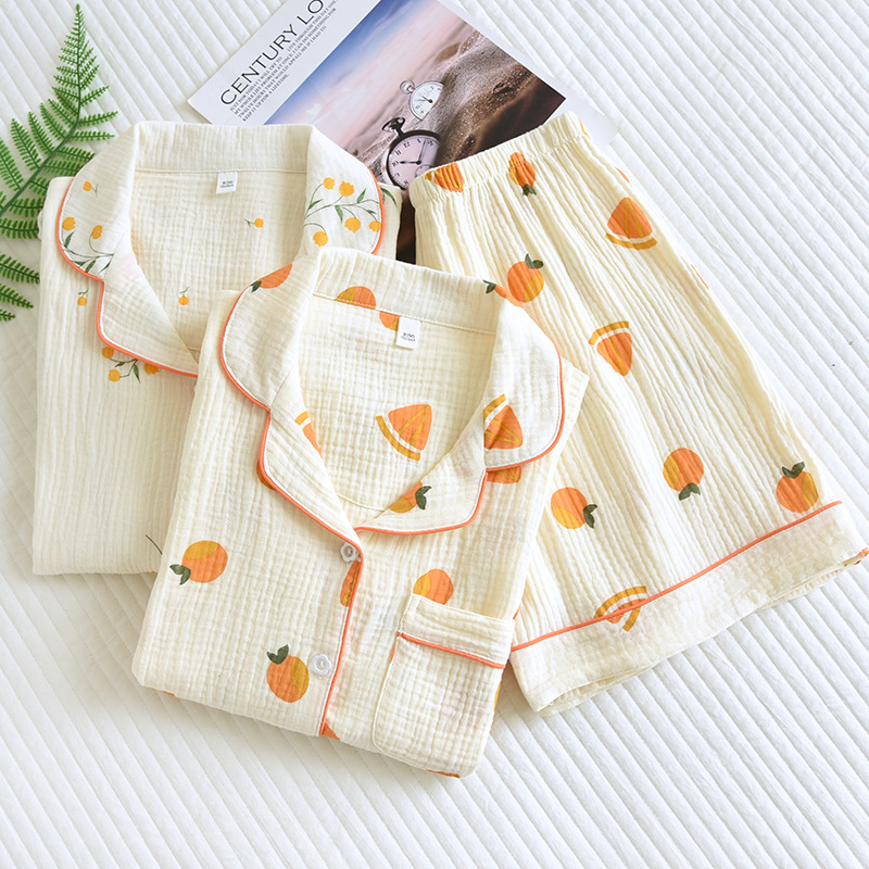 Title 11, Summer Thin Cotton Gauze Double Layer Crepe Car...