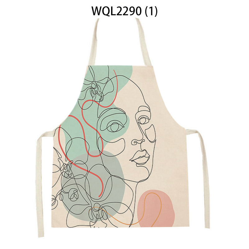 Title 2, Simple Fabric Apron Kitchen Antifouling Work Cl...