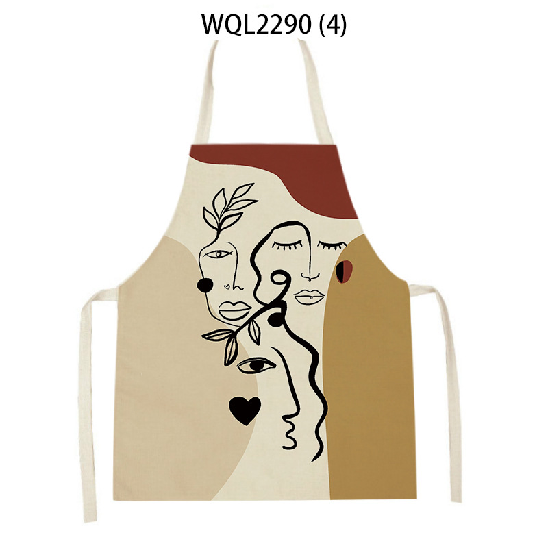 Title 5, Simple Fabric Apron Kitchen Antifouling Work Cl...