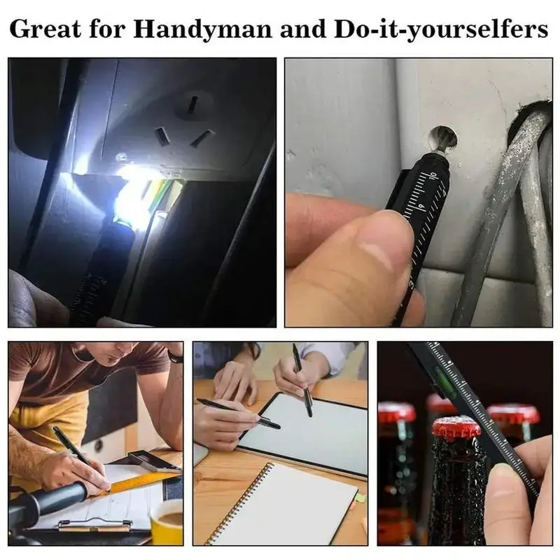 Outdoor Nine-in-one Multifunctional Bottle Opener Bracket Brush With LED Light