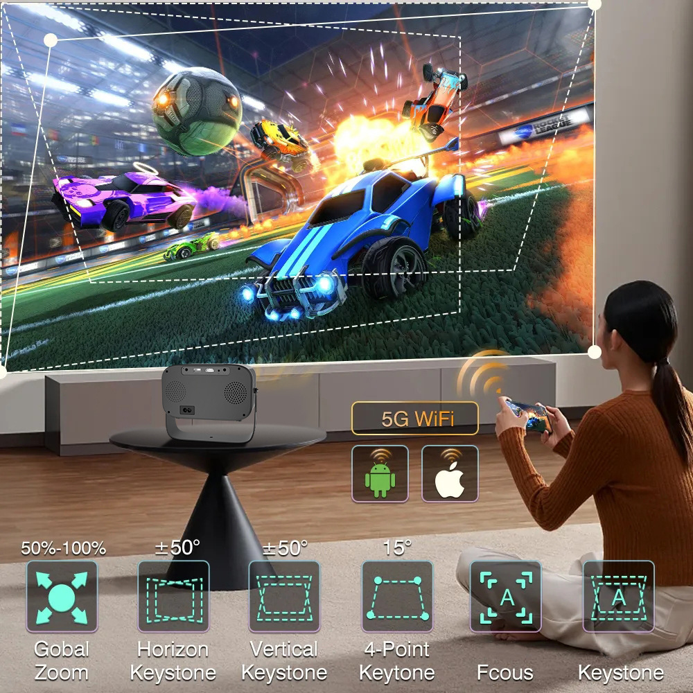 Home Office HD Smart Portable Projector - Image 15