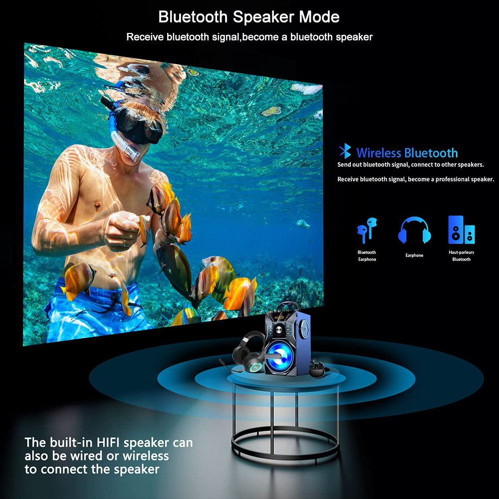 Home Office HD Smart Portable Projector - Image 9