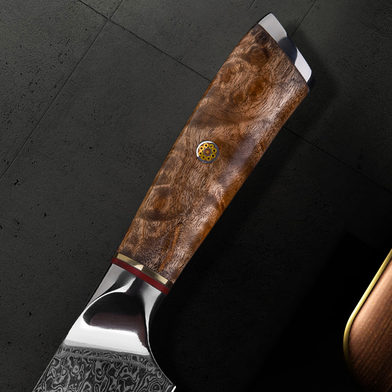 Title 3, Damascus Steel Chef Knife Stainless Meat Cutting