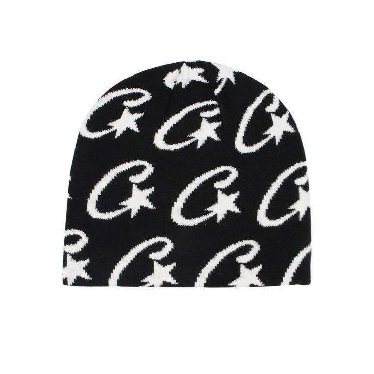 Warm Knitted Hat Wool Hip Hop Trend Fashion Beanie Hot Girl Street Letters Jacquard