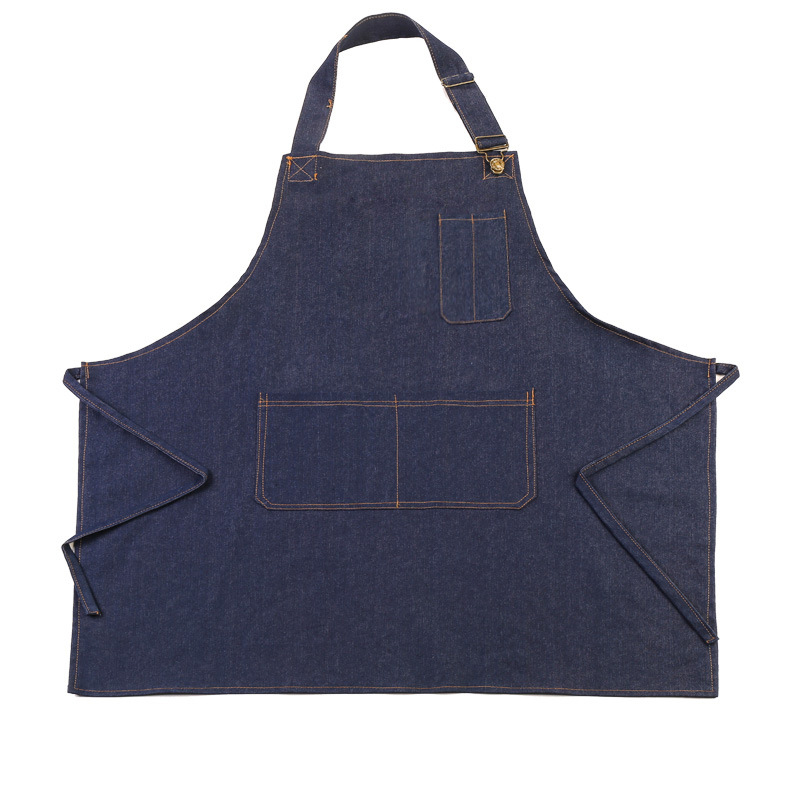 Title 6, Jean Apron Adjustable Halter Restaurant And Caf...