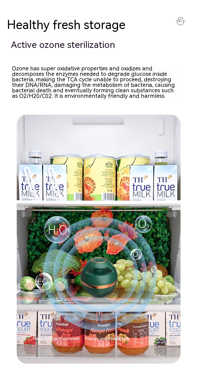 Title 6, New Household Refrigerator Deodorant Purifier F...