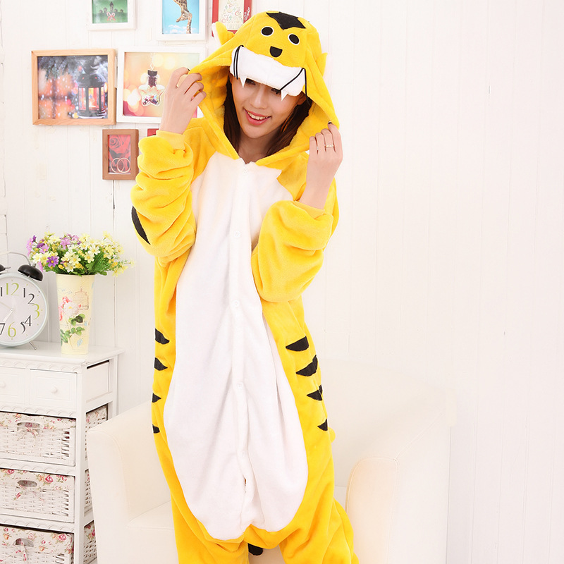 Title 5, Pajamas Flannel Cartoon One-piece Pajama In Sto...