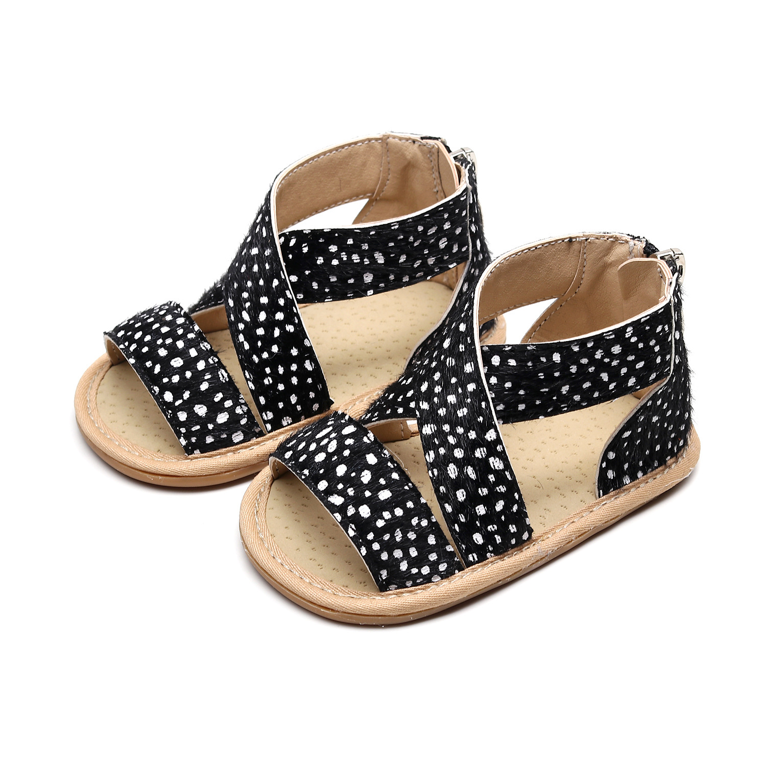 Children's Leopard Print Sandals Baby Toddler Non-slip Sole Children's Shoes — foto 2