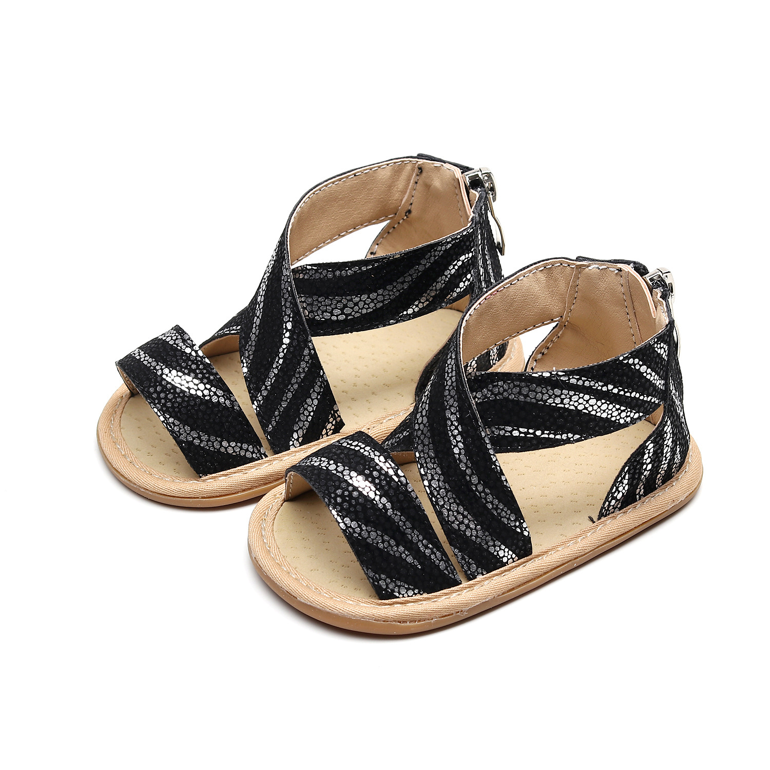 Children's Leopard Print Sandals Baby Toddler Non-slip Sole Children's Shoes — foto 15