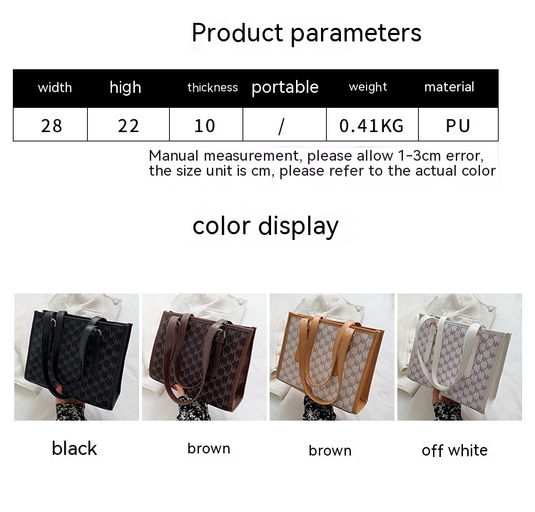 Title 1, Fashion Womens Handbag with Large Capacity, Pe...