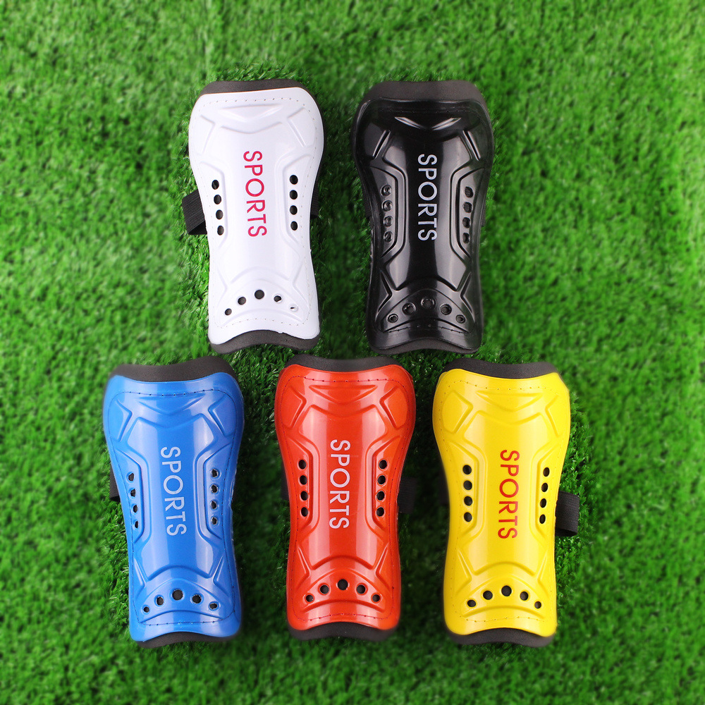 Football Convenient Solid Football Strap Shin Guard - Image 9