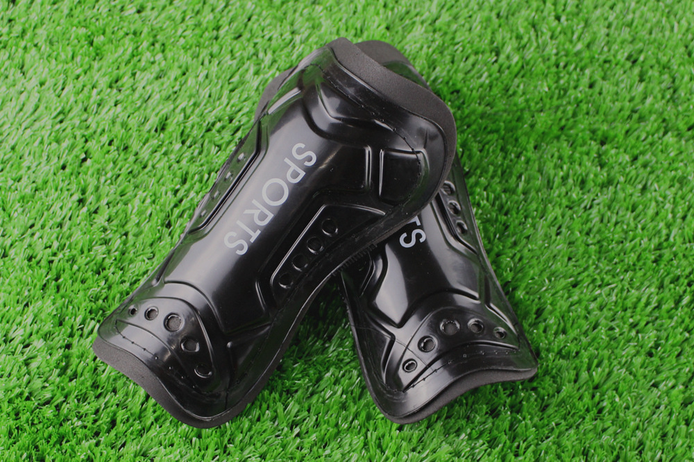 Football Convenient Solid Football Strap Shin Guard - Image 14
