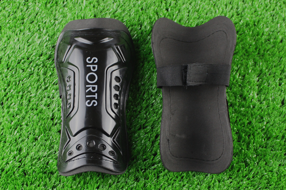 Football Convenient Solid Football Strap Shin Guard - Image 12