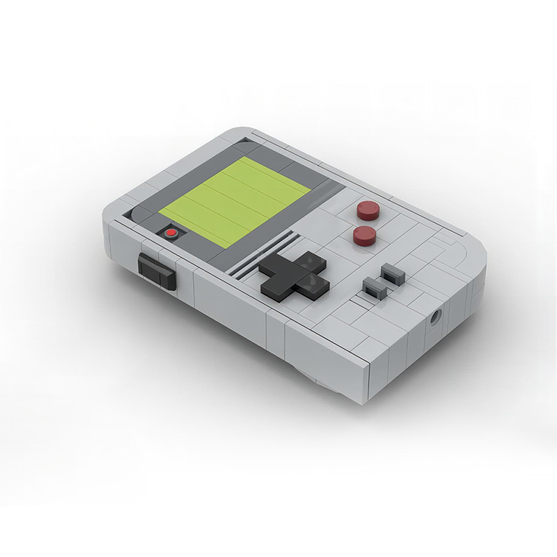 Children's Simulation Building Block Game Machine Toy Handheld Game Machine - Image 6