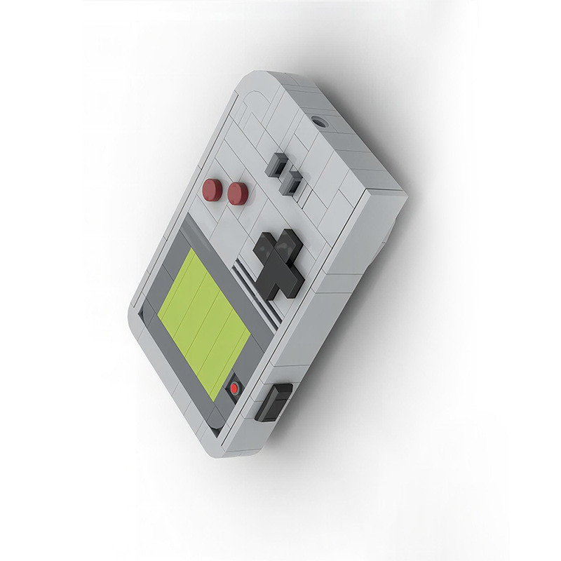 Children’s Simulation Building Block Game Machine Toy Handheld Game Machine