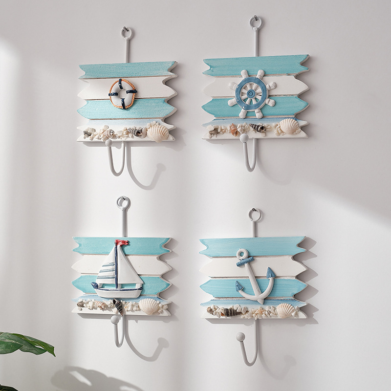 Title 4, Ocean Style Home Ornament Hat-and-coat Hook Cre...