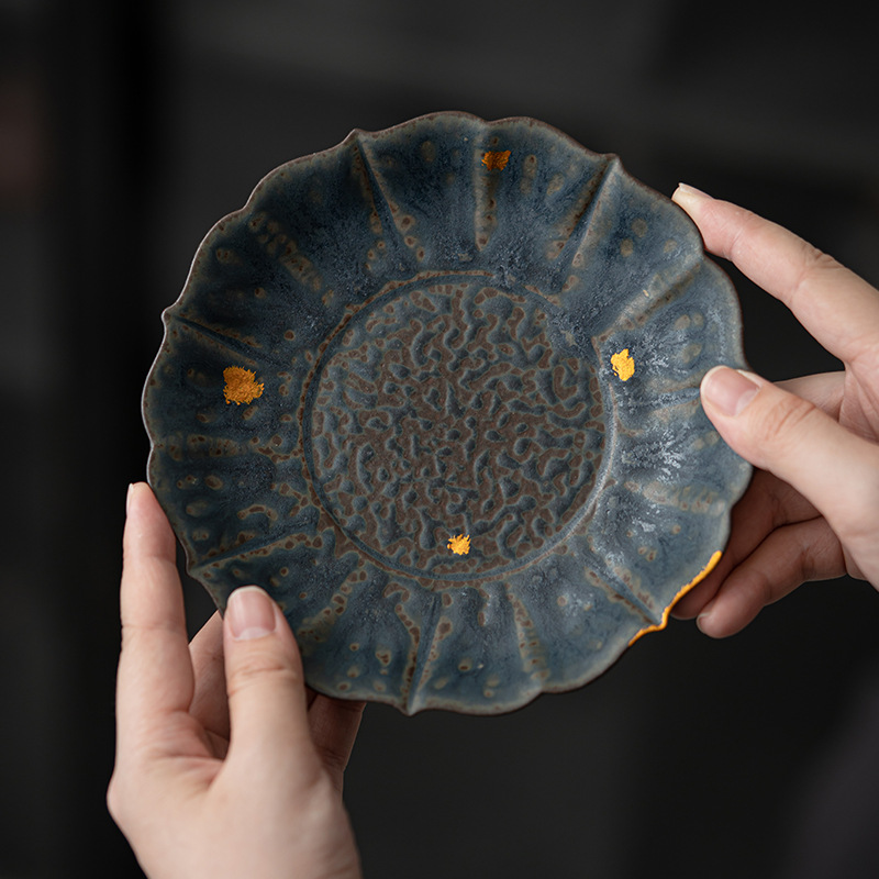 Title 5, Bronze Glaze Scholar Water Drop Container Ceram...