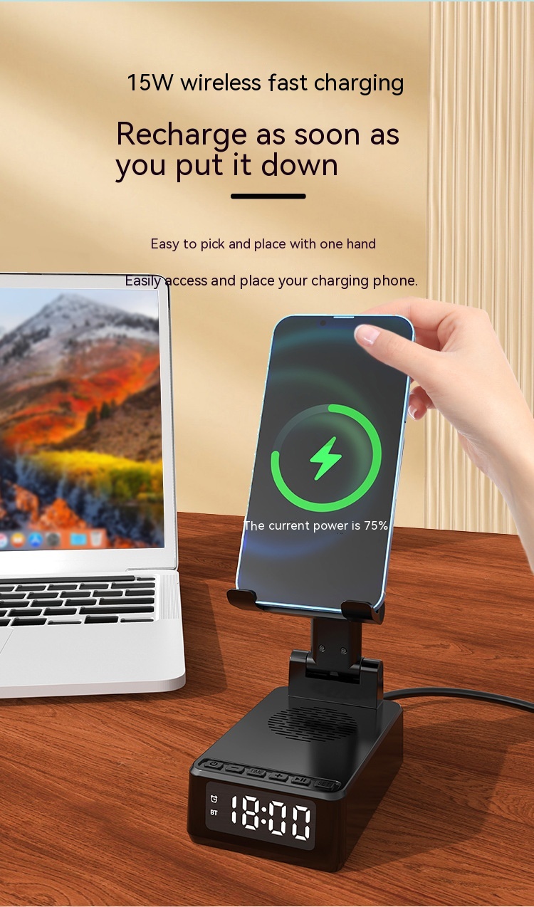 Multi-function Bluetooth Speaker Mobile Phone Holder - Image 6