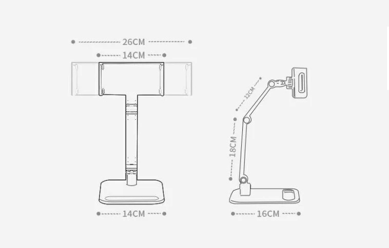 Title 1, Portable Display Stand Screen 16inch