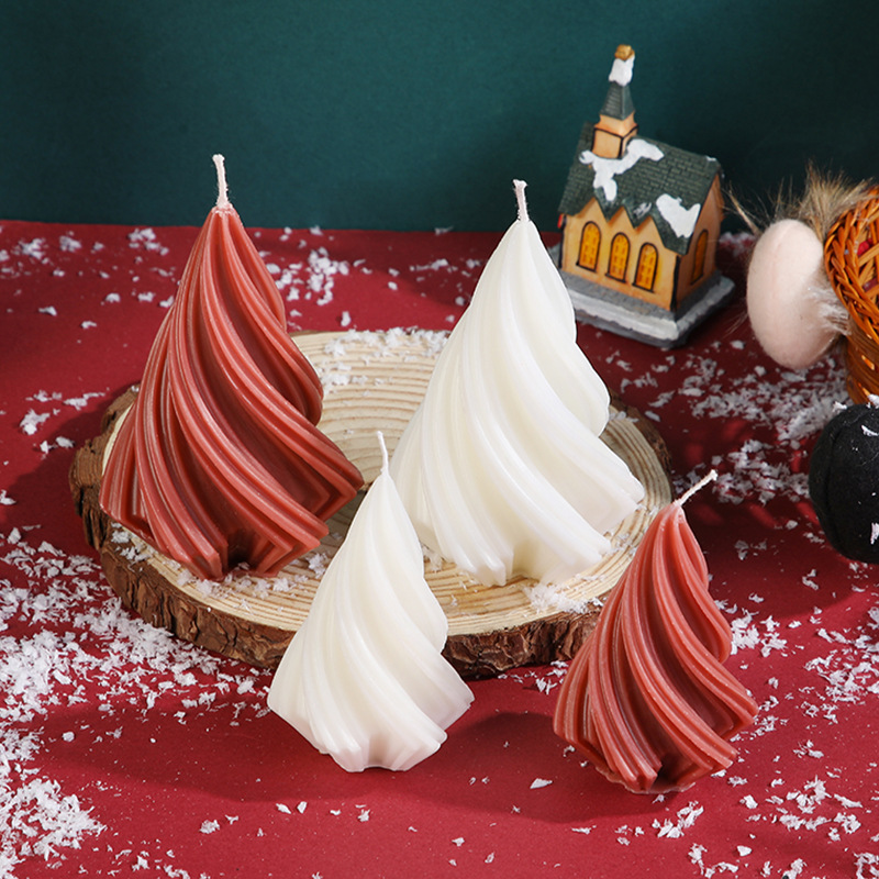Christmas Tree Twisted Creative Modeling Home Candle Ornaments - Image 2