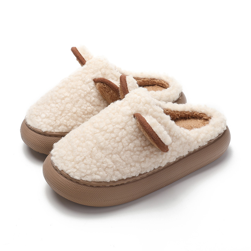 Plush Cute Cartoon Cotton Slippers - Image 2