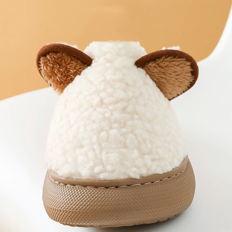 Plush Cute Cartoon Cotton Slippers - Image 3