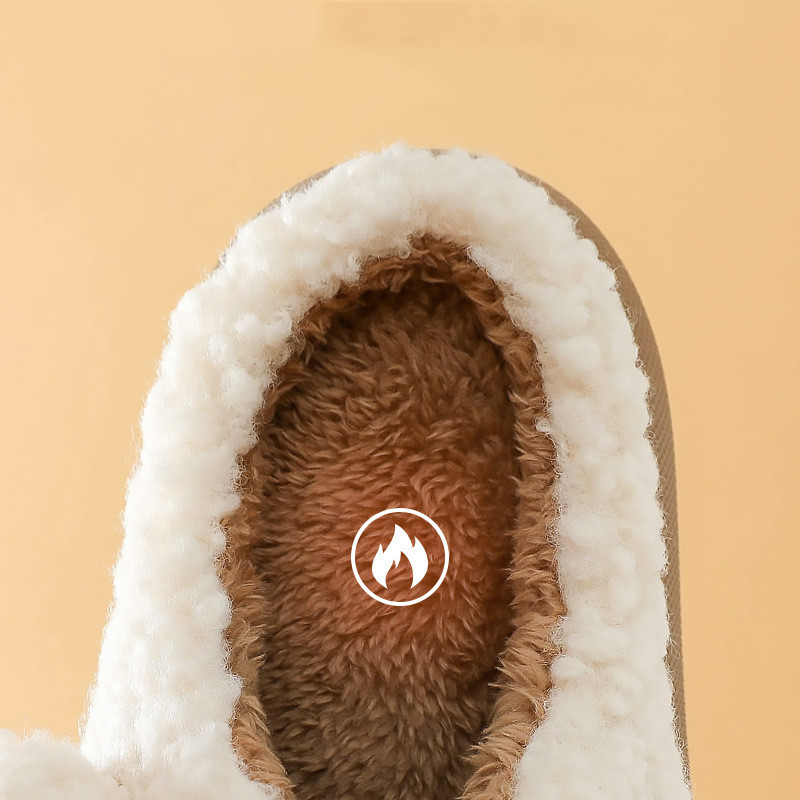 Plush Cute Cartoon Cotton Slippers - Image 4
