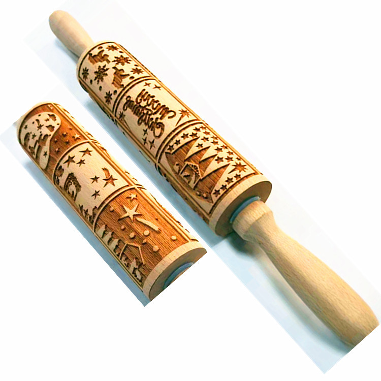 Title 2, Laser Engraving Printing Rolling Pin